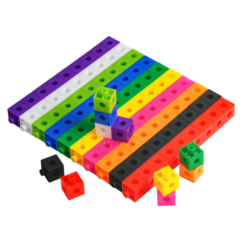 Kit de 100 cubes d'apprentissage mathématiques