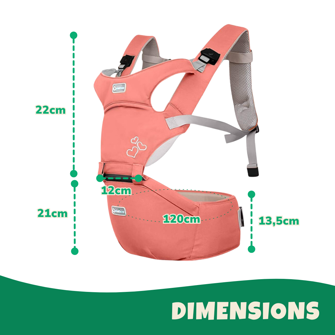 Porte-Bébé Ergonomique – Confortable, Léger et Multipositions