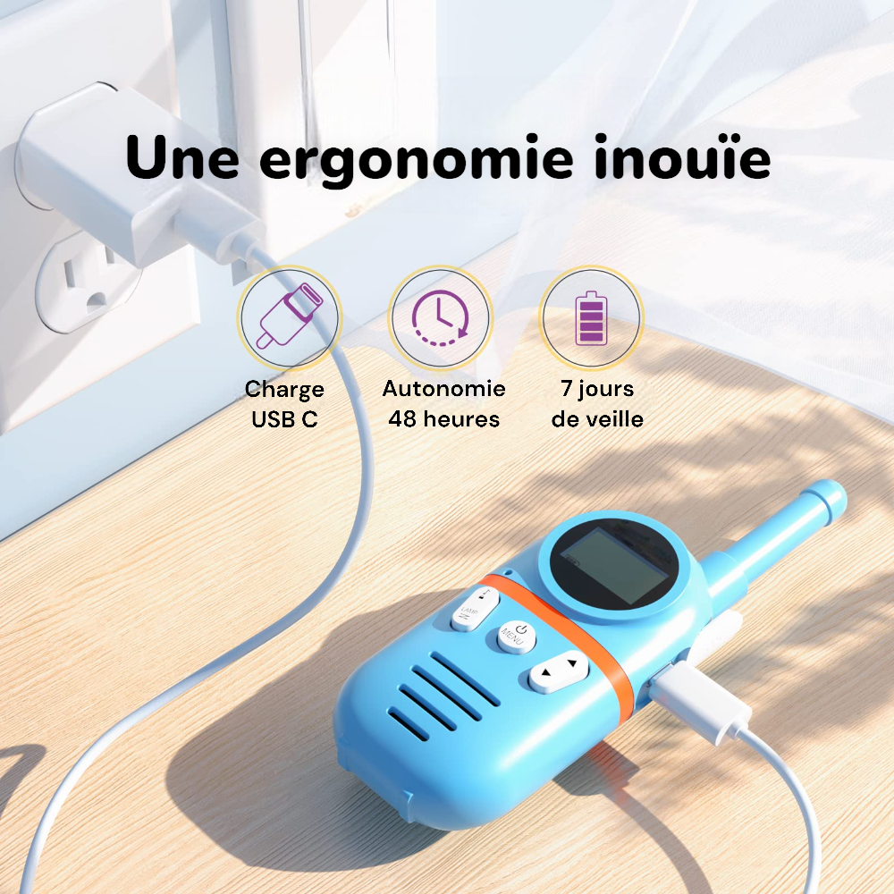 Talkie Walkie Pour Enfants Rechargeable