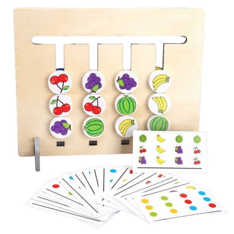 Jeu Éducatif de Logique Montessori Avec Cartes Fournies