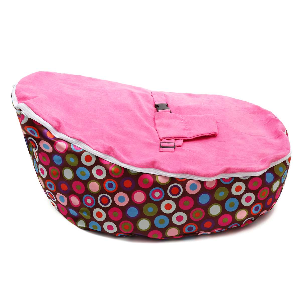 Pouf Bébé Avec Harnais Réglable Housse Lavable, Léger, 3 Coloris