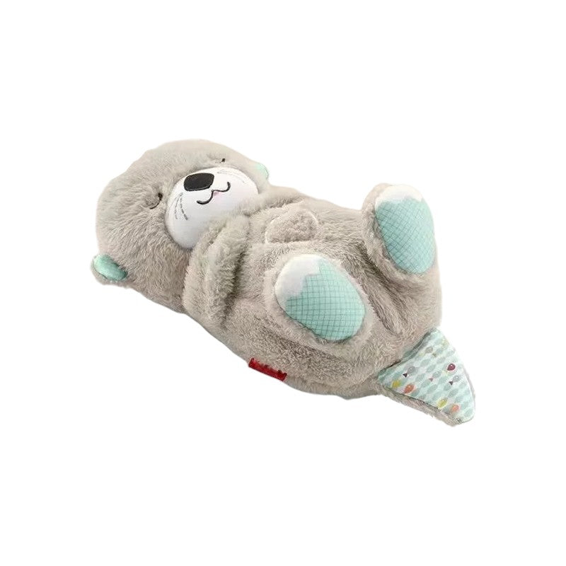 Peluche Loutre avec Veilleuse et Sons Compagnon de Sommeil Pour Bébé